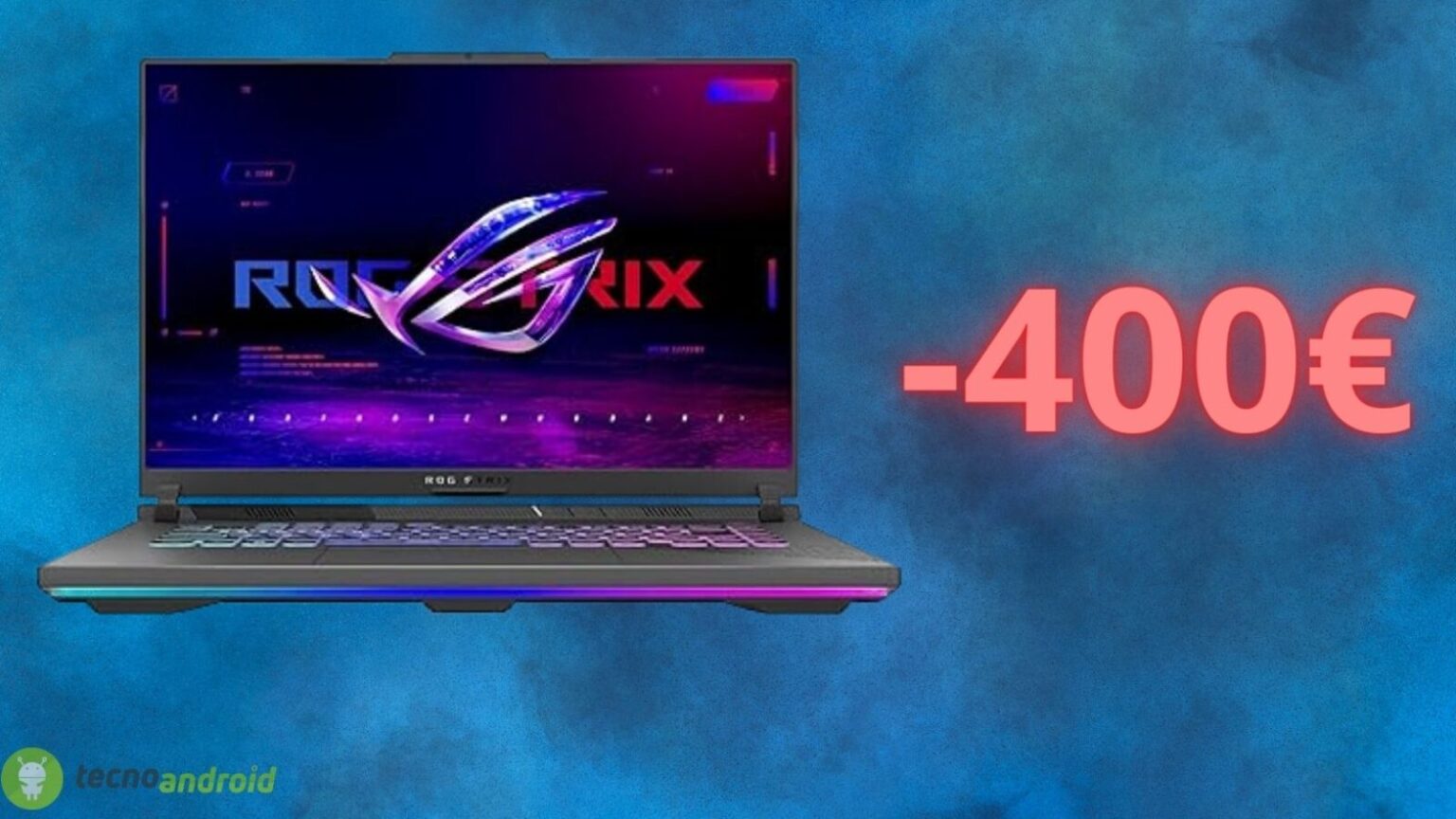 Asus ROG Strix G16 (2025), sconto folle di 400 euro oggi su Amazon
