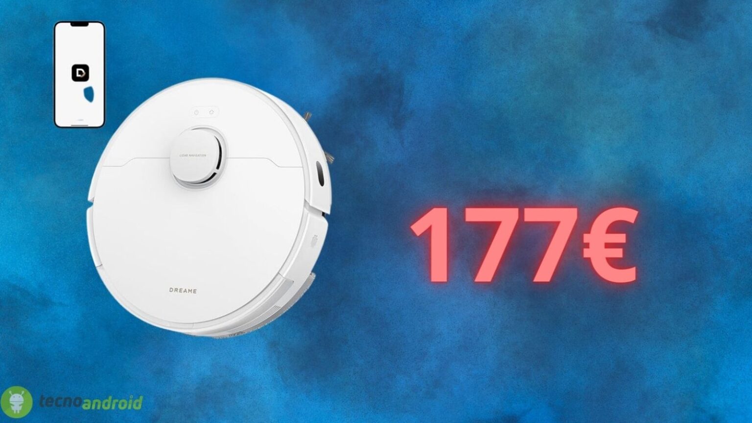 Robot aspirapolvere Dreame D20: l'offerta Amazon a 177 euro