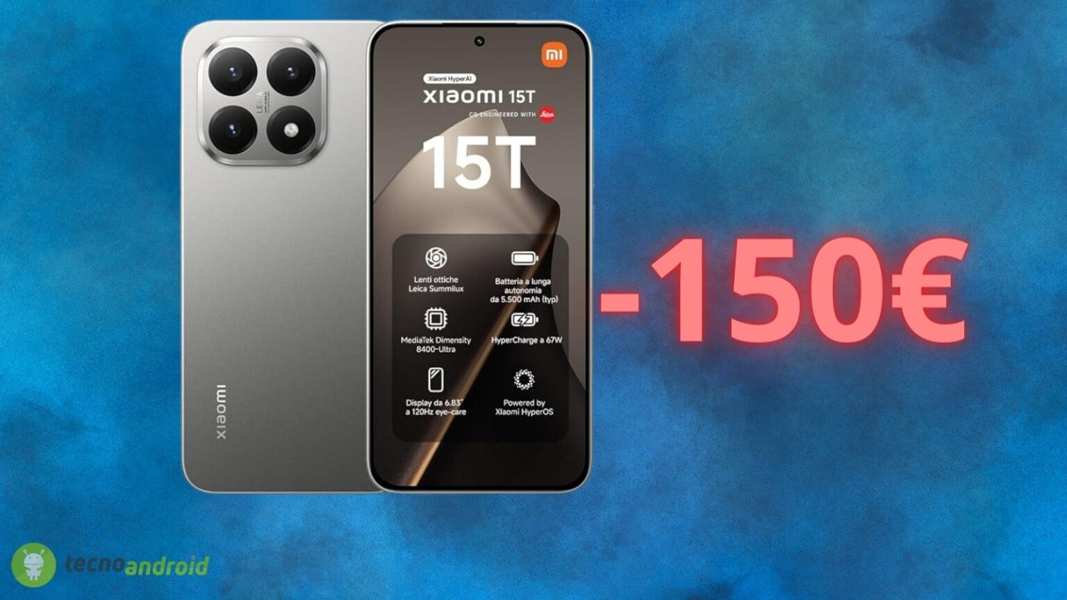Xiaomi 15T: lo sconto di Amazon è da far perdere la testa