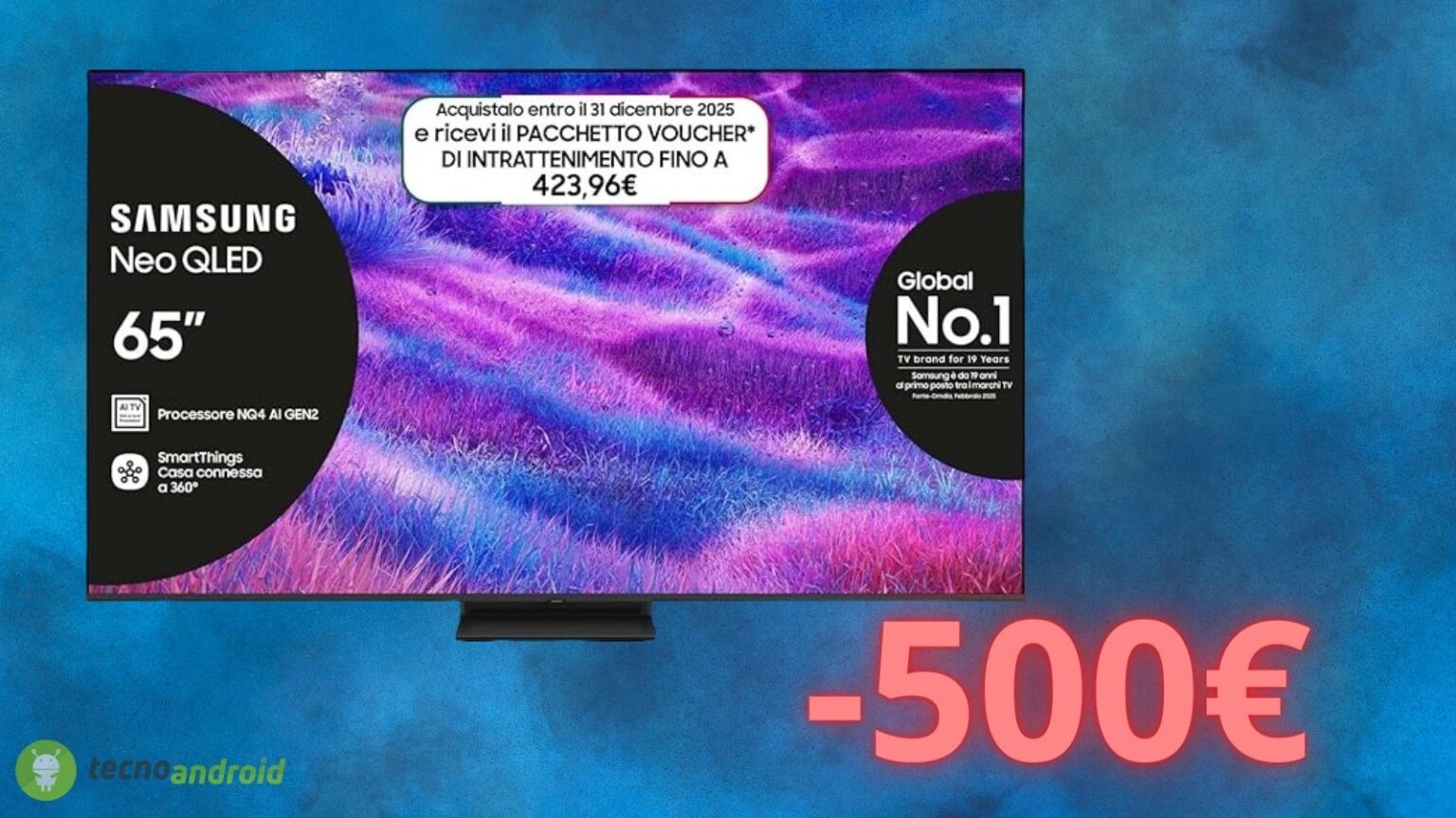 Smart TV Samsung: oltre 500 euro di sconto oggi su AMAZON
