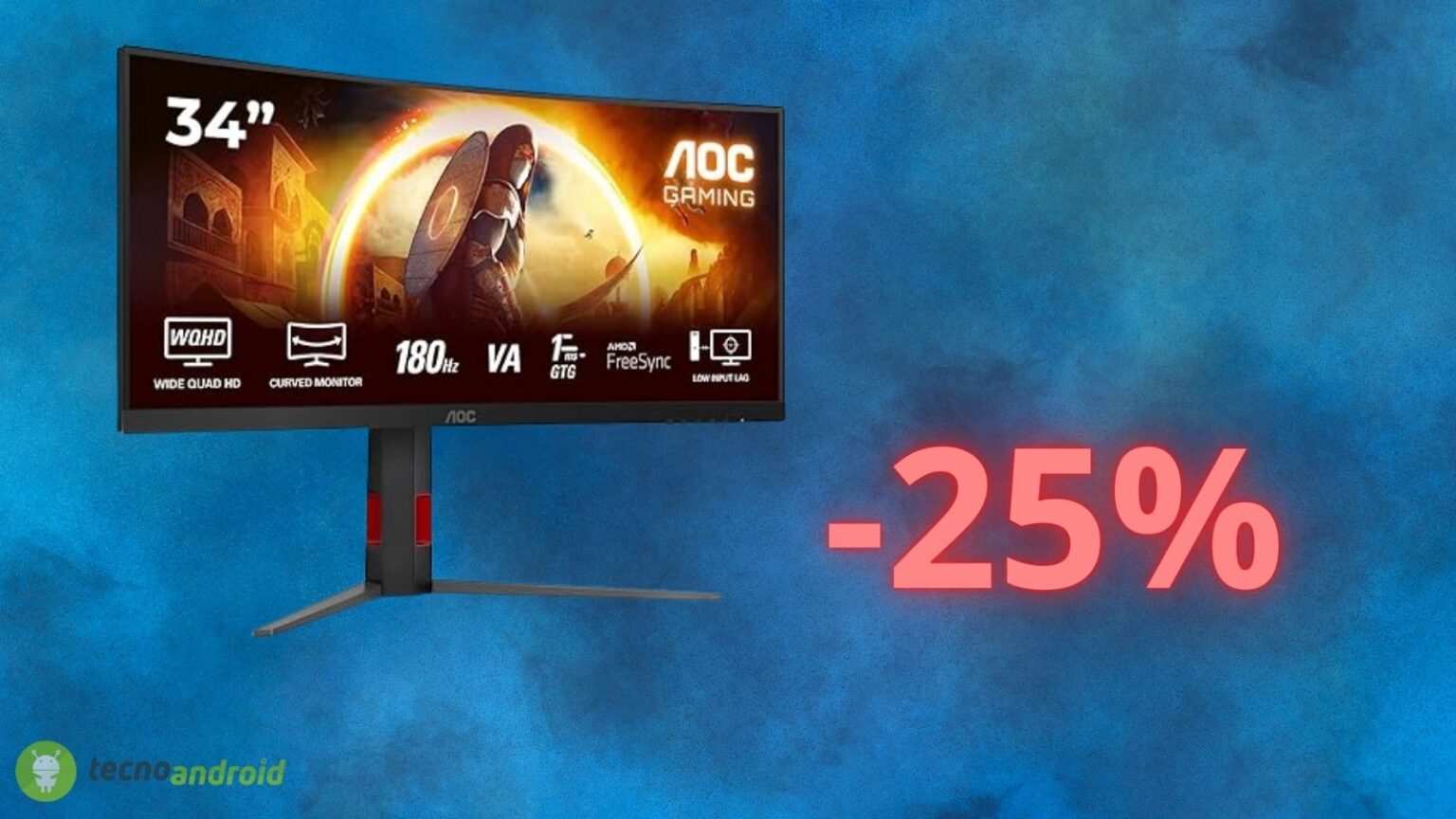 Monitor da gaming AOC in sconto ASSURDO su Amazon
