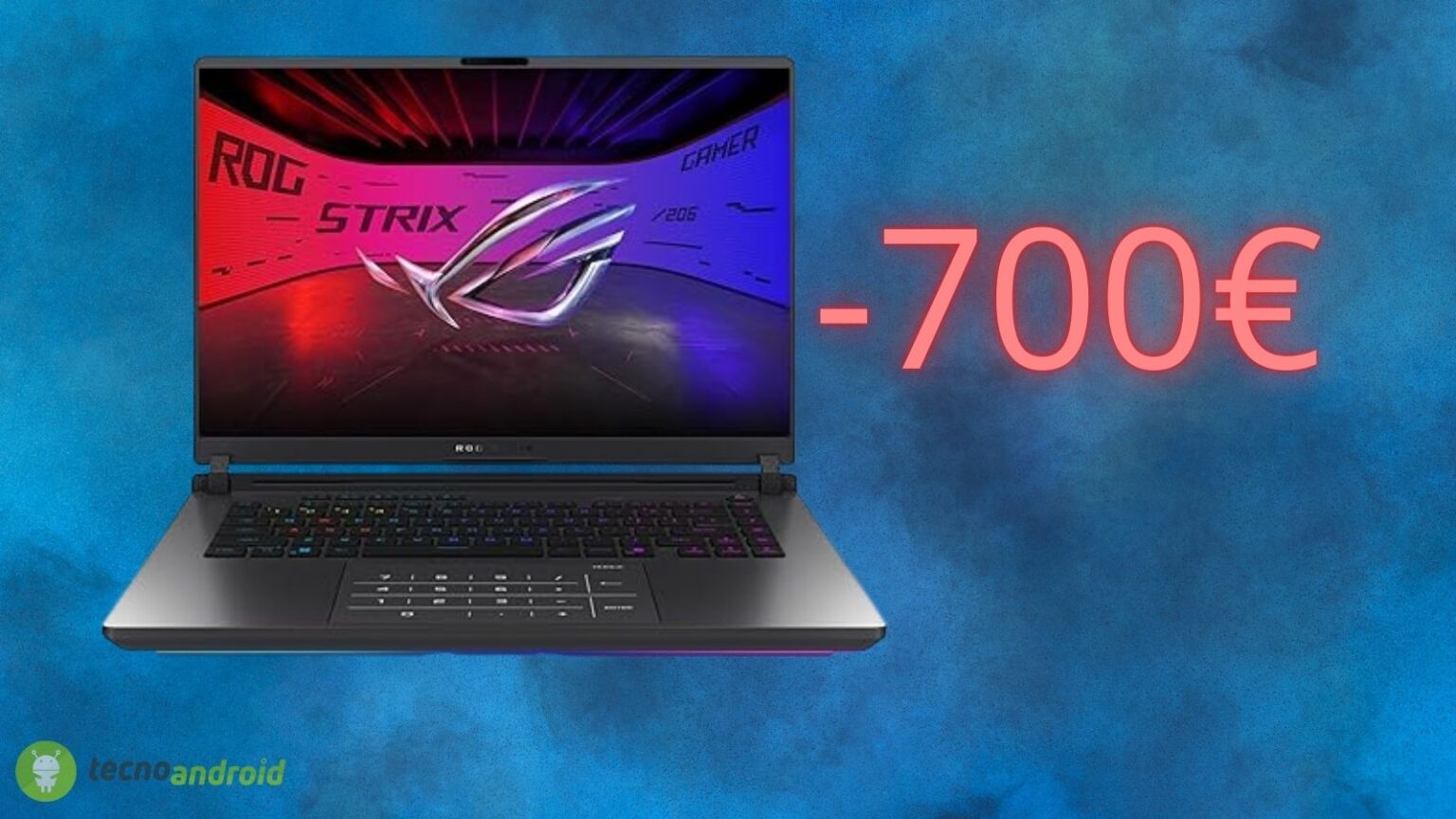 Amazon: sconto di 500 euro su ASUS Rog Strix G16 (2025)