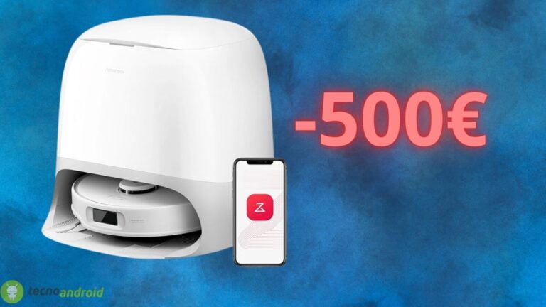 Amazon impazzisce con lo sconto sul Roborock Qrevo Curv S5X: costa pochissimo