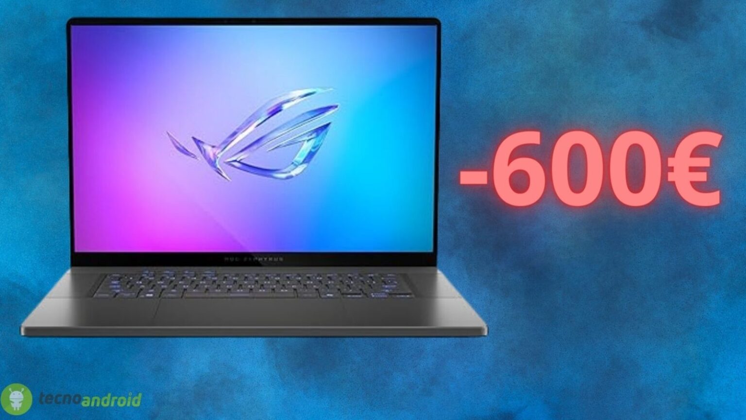 Notebook ASUS ROG Zephyrus G16 in sconto di 600 euro su Amazon