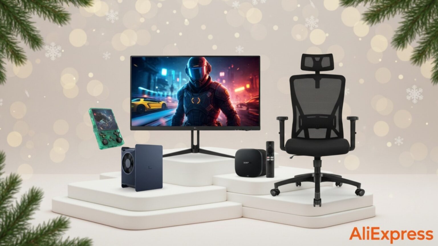 Postazione smart su Aliexpress: Sedia gaming e mini PC sotto i 150€