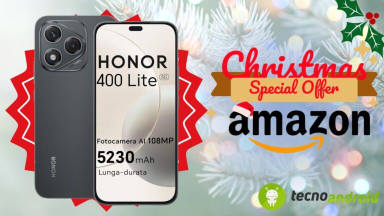 Amazon lancia promo stratosferica: HONOR 400 Lite 5G a meno di 200€