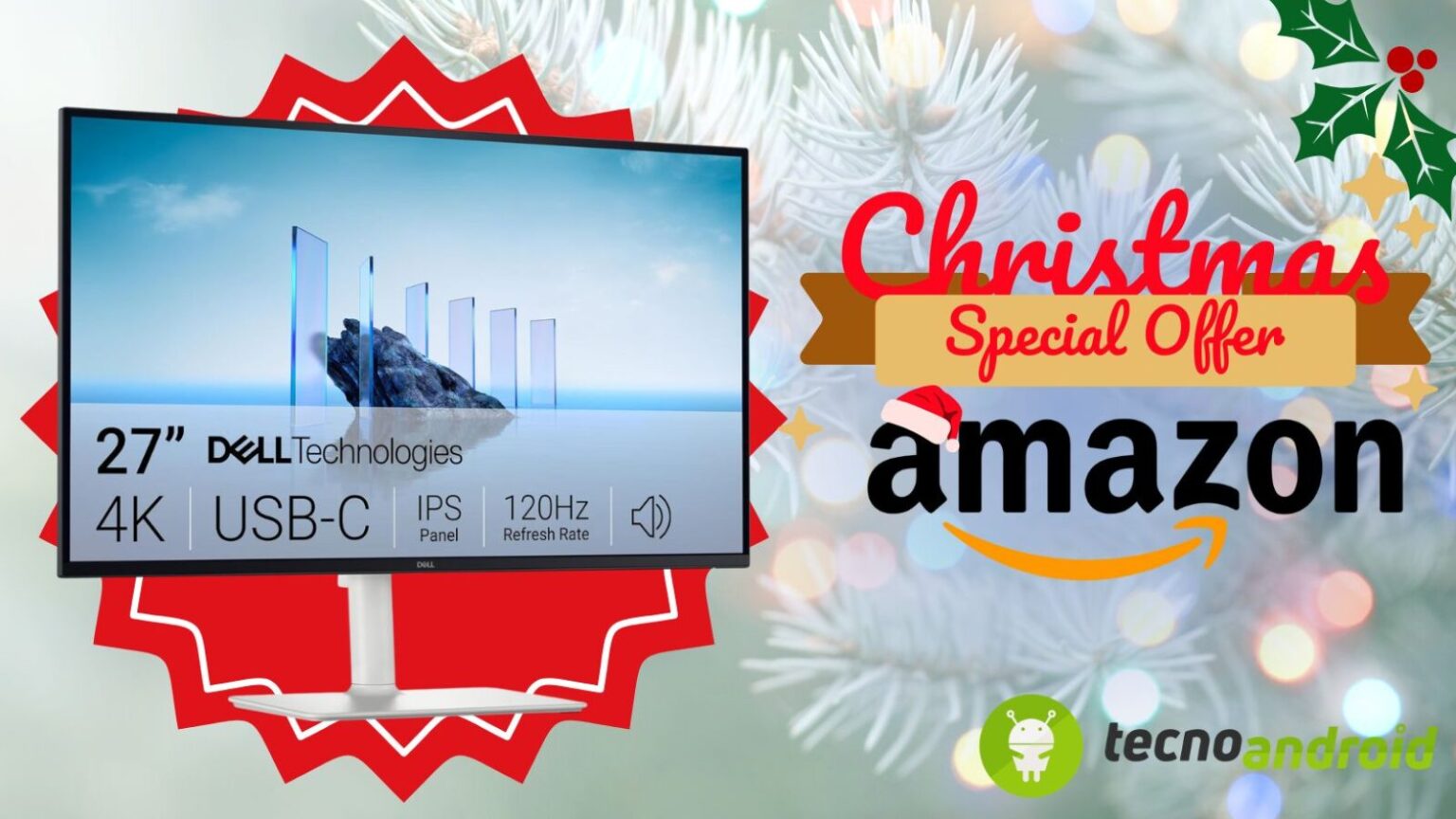 Amazon regala un super schermo: Dell 27 Plus USB-C in mega sconto
