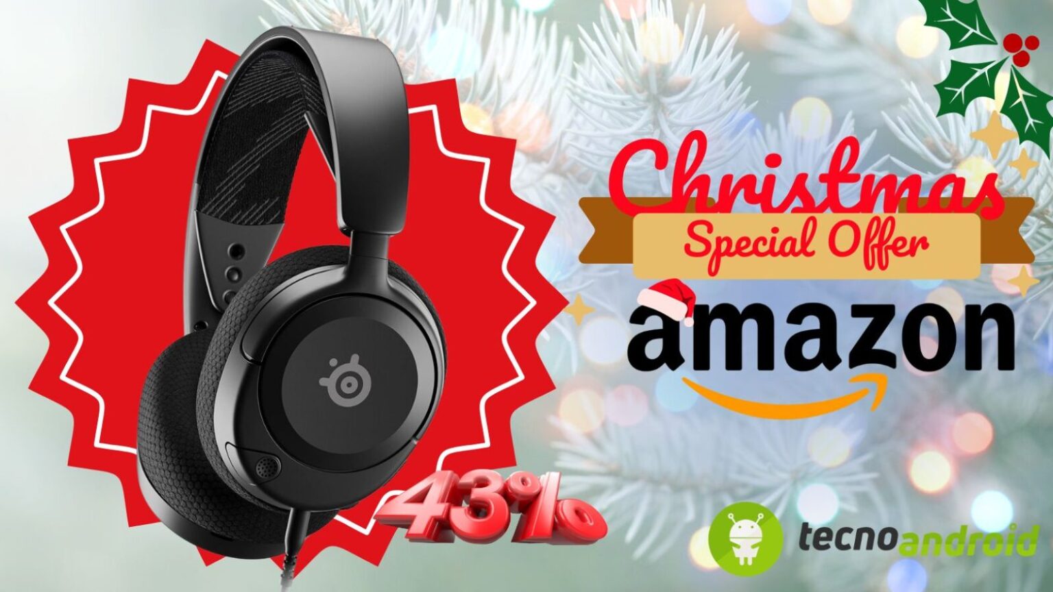 Amazon: cuffie SteelSeries Arctis Nova 1 in super sconto al -43%