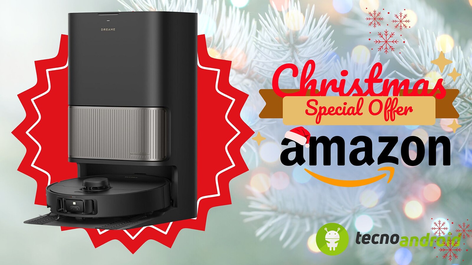 2. Aspirapolvere robot da cucina, perfetto per le feste natalizie, con tecnologia avanzata e design elegante. Perfetto regalo di Natale su Amazon a prezzi scontati.