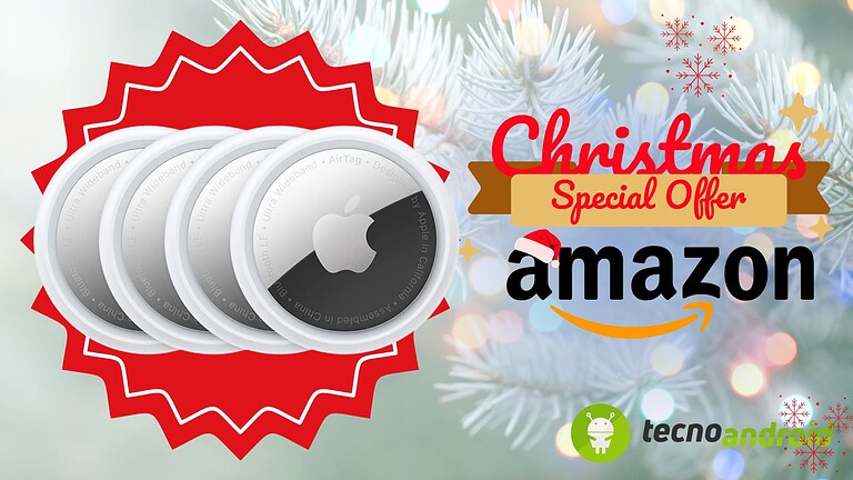 Tag ALT: Batterie Apple AirTag in offerta speciale Natale su Amazon, perfette per localizzare oggetti con tecnologia innovativa, sconto esclusivo, regalo di Natale tech.