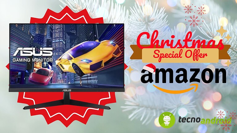 Amazon Monitor gaming ASUS con display grande e risoluzione elevata, perfetto per appassionati di videogiochi.