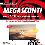 mediaworld - immagine 9 Smart TV 65" Samsung LED, risoluzione 4K, processore Q4 Lite, suono avvolgente, design elegante, offerta speciale con sconto fino al 50% per clienti MediaWorld CLUB.