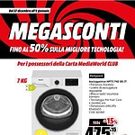 mediaworld - immagine 23 Immagine di una lavatrice con sconti fino al 50% in offerta mediaworld.