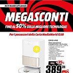 mediaworld - immagine 25 Offerta di sconti sui dispositivi tecnologici, robot aspirapolvere e prodotti smart, con promozioni fino al 50% di sconto. Esplora le ultime innovazioni tecnologiche disponibili per i clienti MediaWorld CLUB.