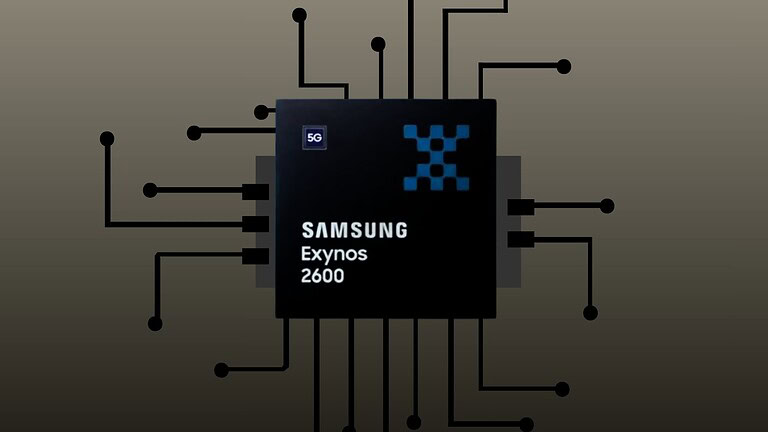 Scritta in alto "5G" sul processore Qualcomm.