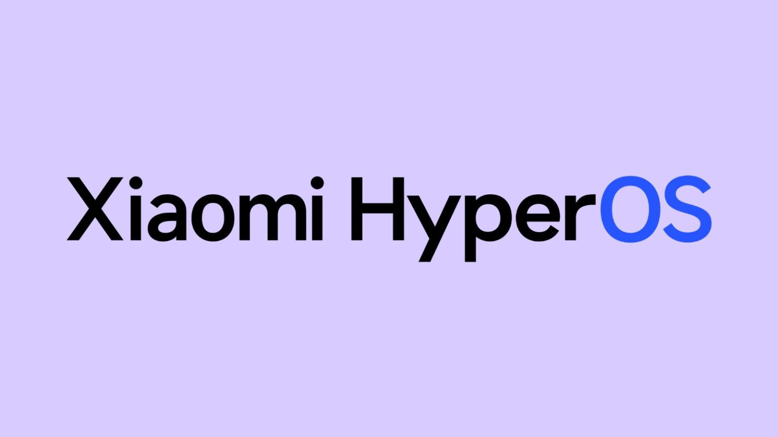 Xiaomi HyperOS