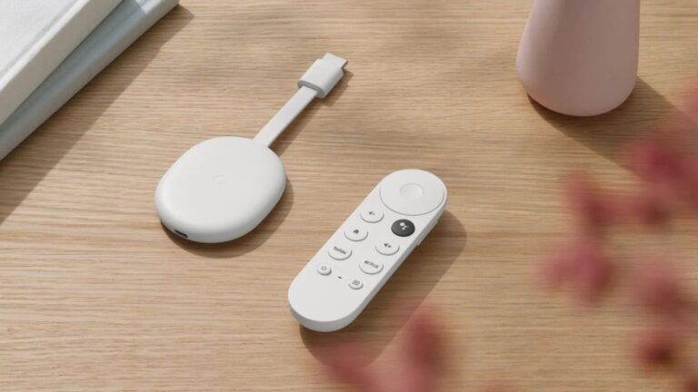 Chromecast con Google TV e telecomando, streaming facile e rapido, compatibilità con app, alta qualità video e audio, sistema Android TV, soluzione smart per la casa.