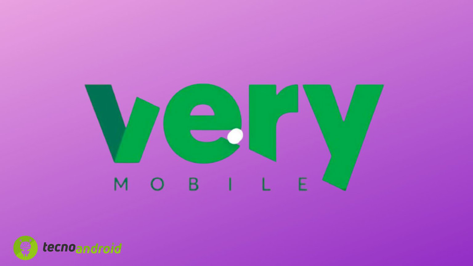 Verry Mobile logo verde su sfondo viola, promozioni e tariffe telefoniche convenienti, settore mobile, comunicazione, offerte smartphone, operatori virtuali, tecnologia, tariffe low cost, servizi digitali, rete mobile.
