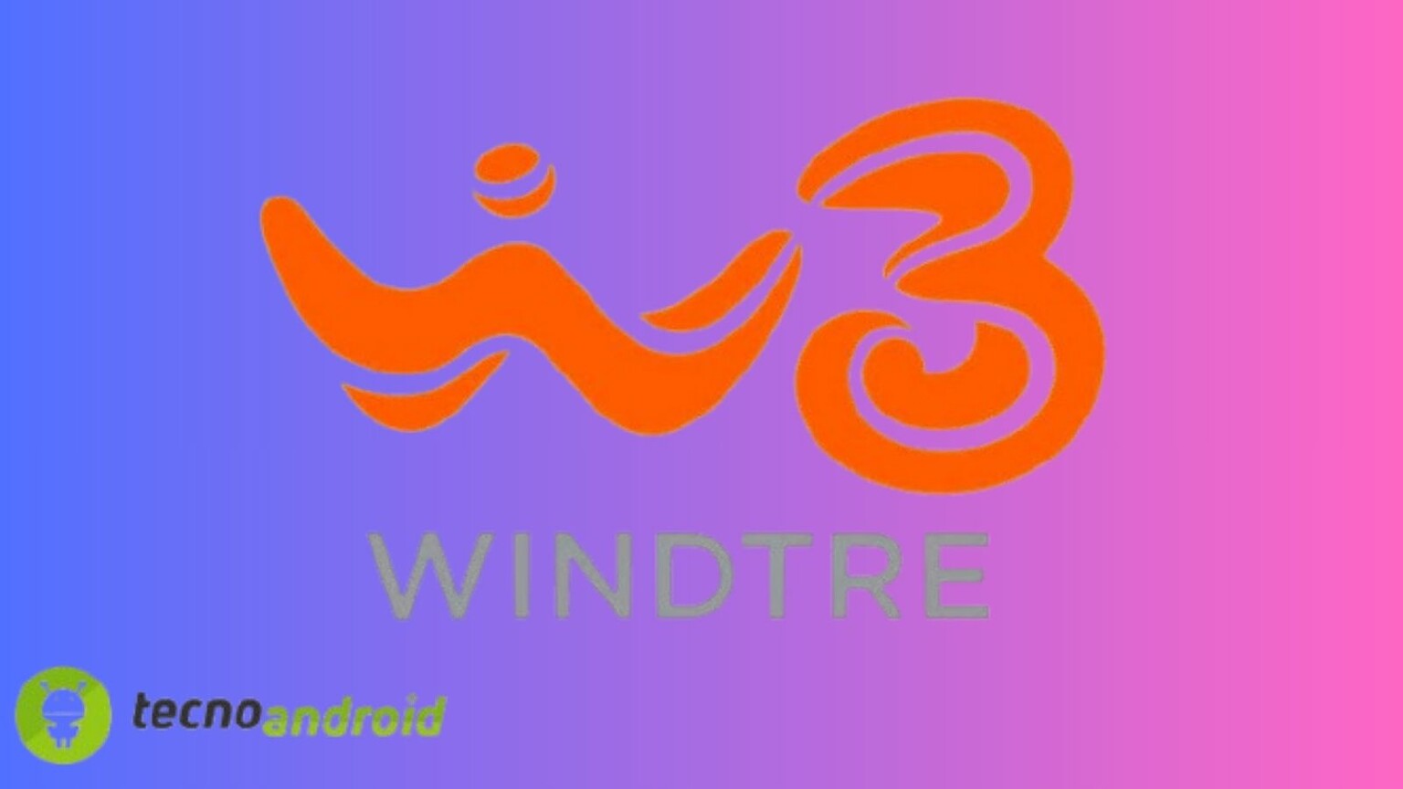 Logo Windtre su sfondo colorato, rappresenta il marchio di Telecomunicazioni con innovazione e connettività, perfetto per articoli su offerte telefoniche, smartphone e tecnologia.