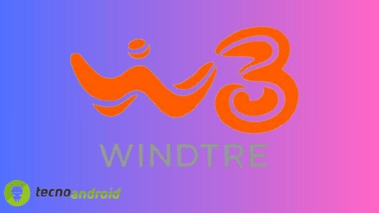 Logo Windtre su sfondo colorato, rappresenta il marchio di Telecomunicazioni con innovazione e connettività, perfetto per articoli su offerte telefoniche, smartphone e tecnologia.