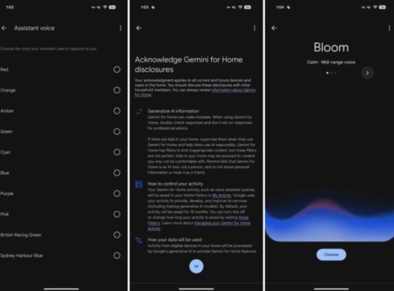 Google Home: ecco il metodo per attivare solo le nuove voci di Gemini Google Home: ecco il metodo per attivare solo le nuove voci di Gemini