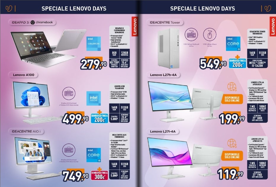 Risparmio Tech. Computer e Laptop Lenovo su TecnoAndroid, migliori offerte su notebook, tablet e monitor con tecnologia avanzata e prezzi competitivi per dispositivi di alta qualità.