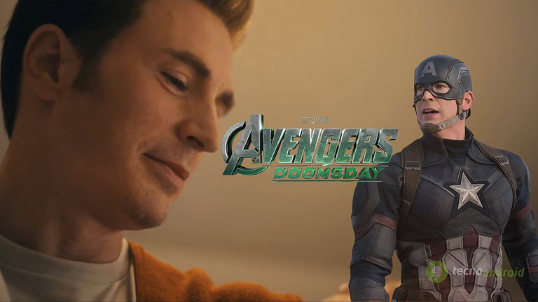 Immagine di due personaggi di Avengers, uno sorridente e l’altro in costume da combattimento, promuovendo "Avengers: D-Day".