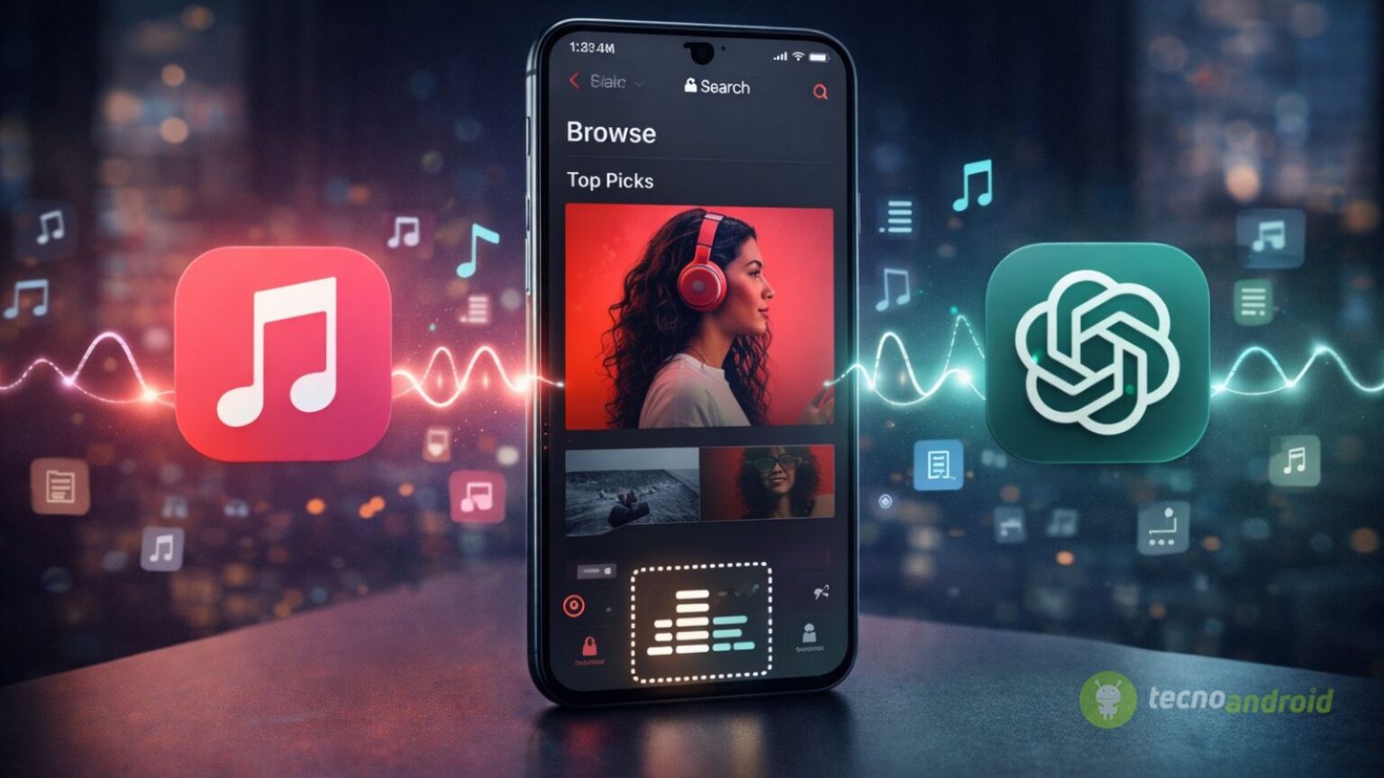 Apple Music arriva su ChatGPT e apre alla creazione di playlist via AI