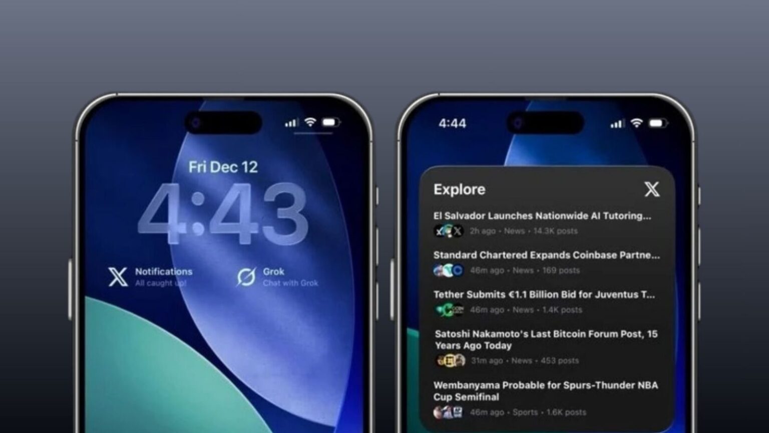 X arriva sulla Home e sulla schermata di blocco di iOS con nuovi widget