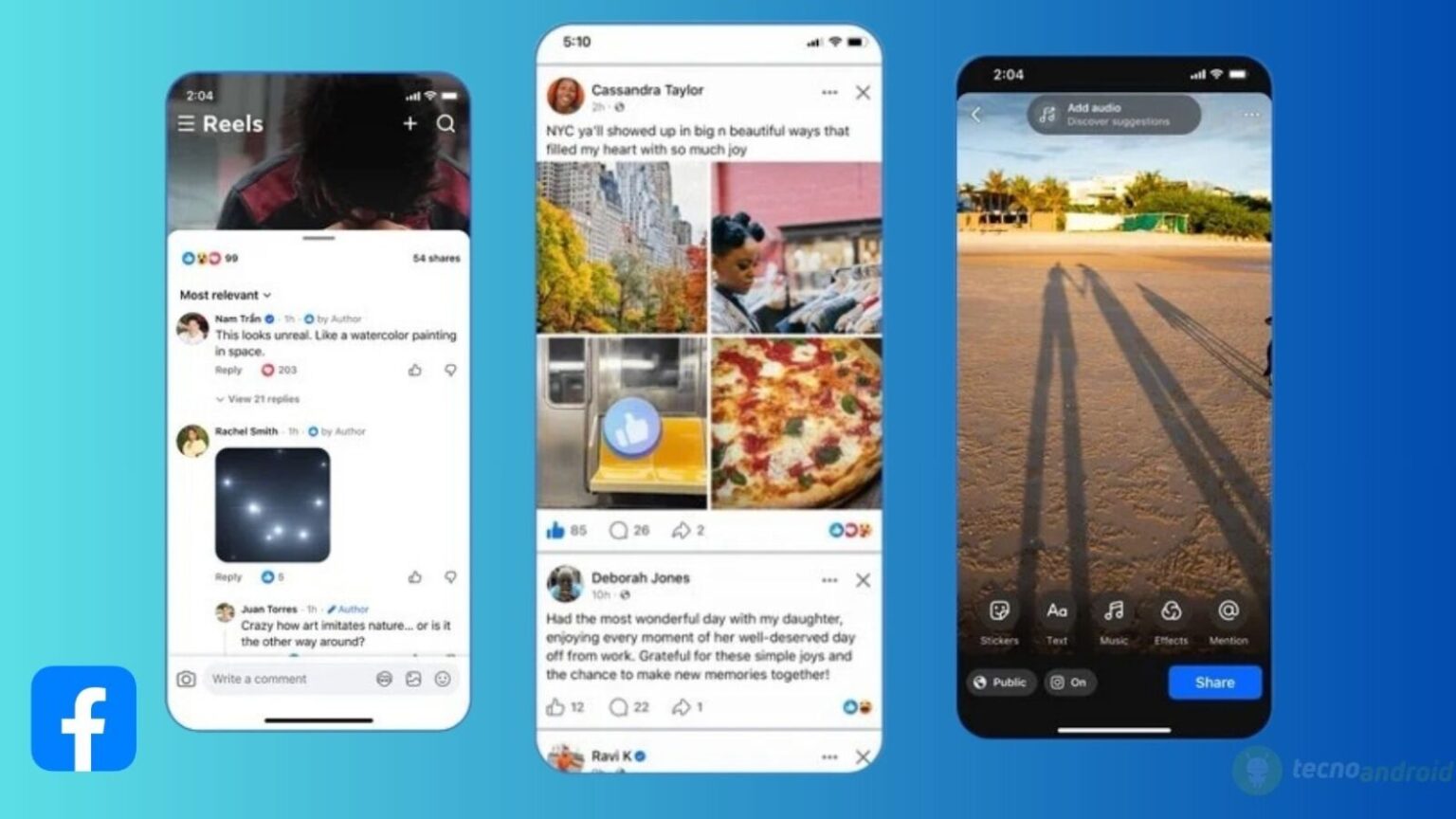 Facebook introduce il doppio tocco per i like e un design più vicino a Instagram
