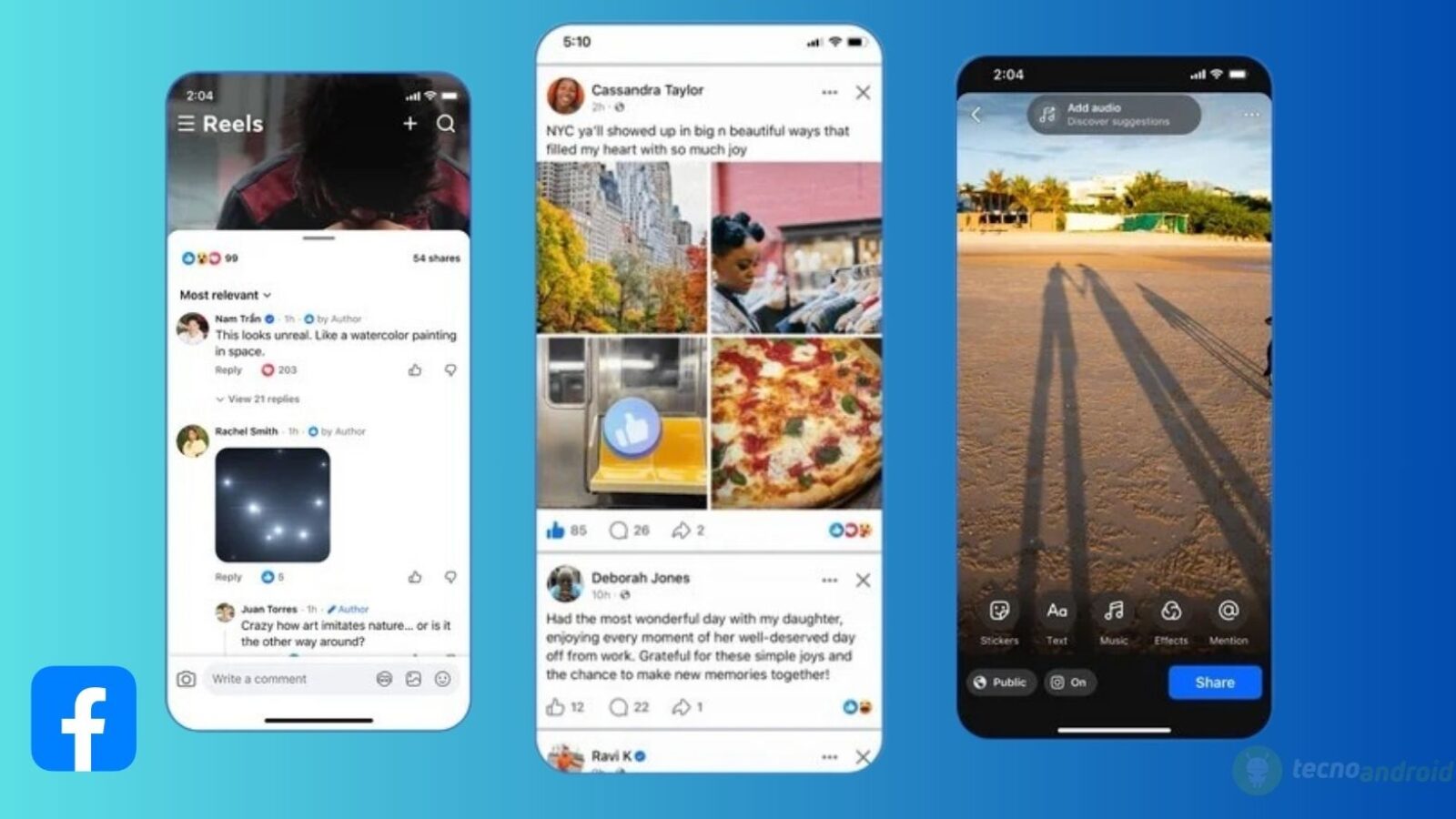 Facebook introduce il doppio tocco per i like e un design più vicino a Instagram