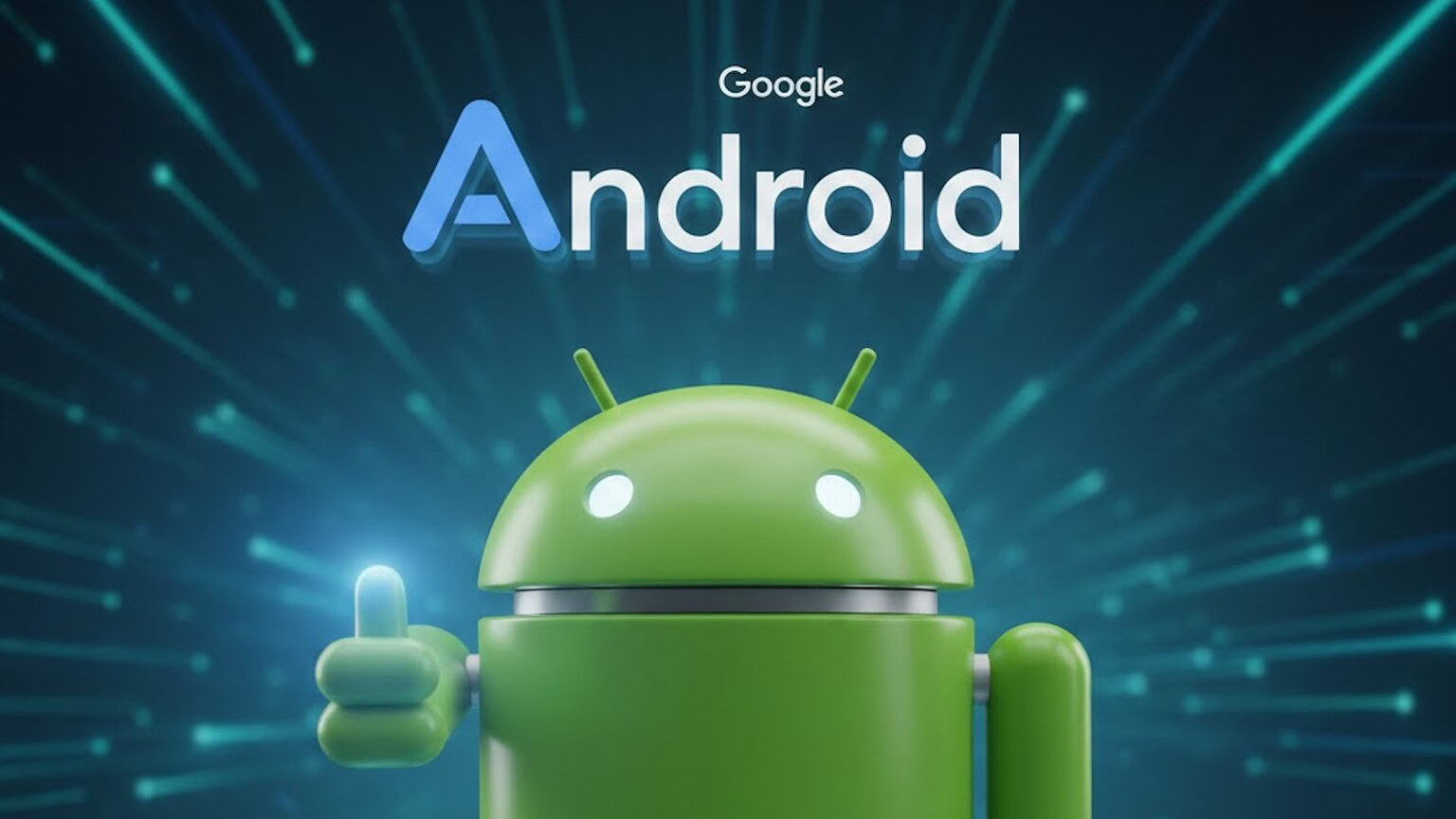 Immagine rappresentativa del logo Android con sfondo digitale futuristico, simbolo del sistema operativo Android, tecnologia mobile, innovazione digitale e dispositivi Android.