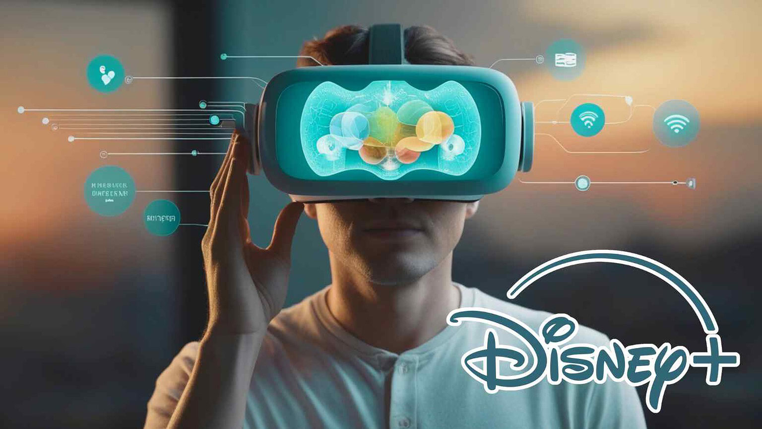 Visore VR tecnologia e innovazione.