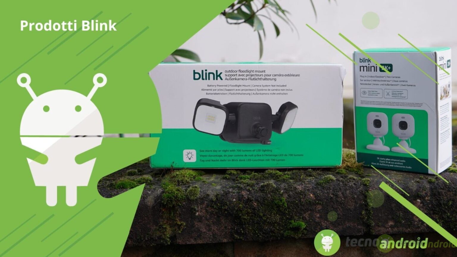 Blink Mini 2K+ e Outdoor Floodlight Mount: sicurezza ad alta risoluzione e illuminazione - Recensione