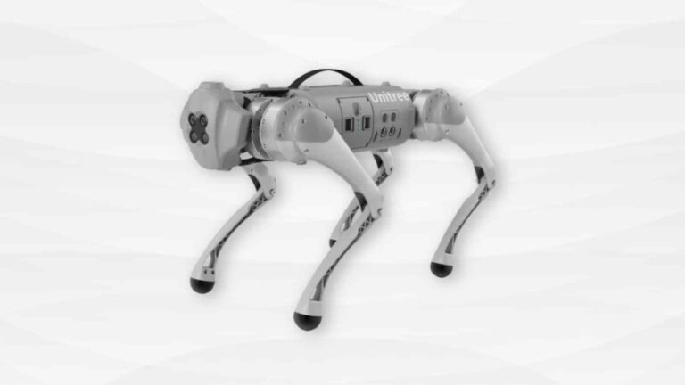 Il robot Unitree Go1 usa LocoTouch, sensori tattili avanzati, per muoversi con equilibrio e percepire ciò che porta sulla schiena.