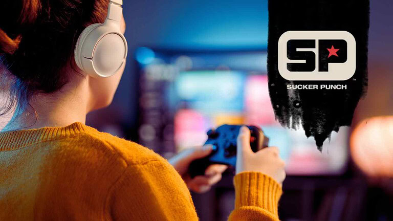 Cuffie over-ear e controller di gioco, ambiente moderno e digitale con schermate accese, rappresentazione di gaming e tecnologia all'avanguardia, ideale per appassionati di dispositivi tecnologici.