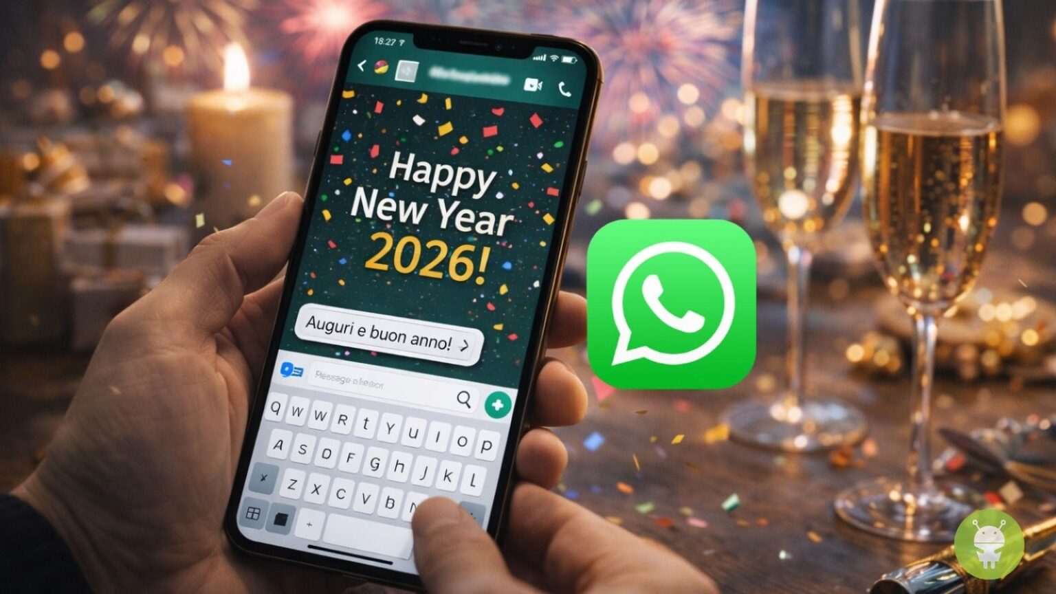 WhatsApp apre il 2026 con nuove funzioni dedicate a messaggi e auguri