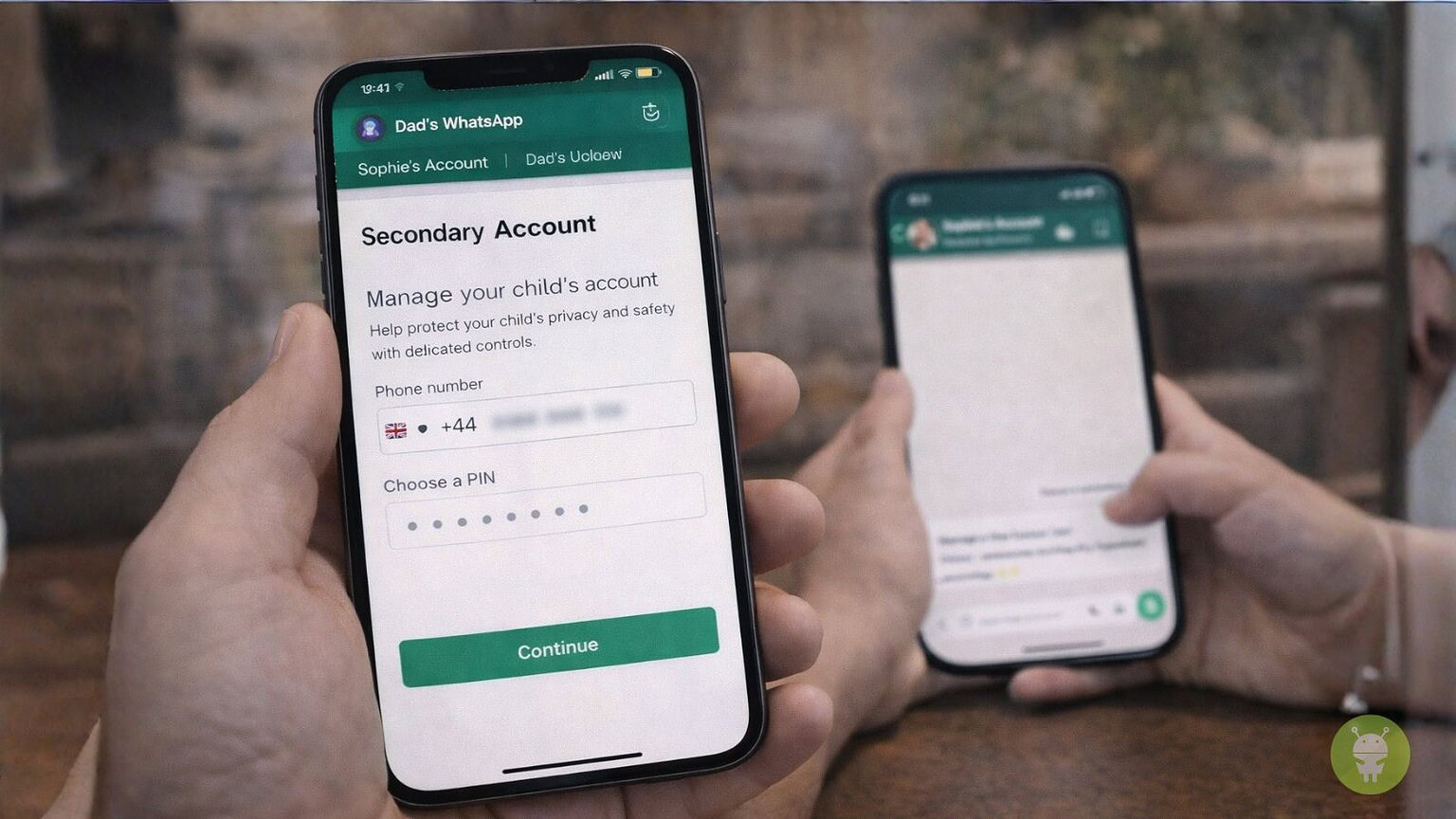WhatsApp introduce account secondari per minori con PIN e controlli dedicati