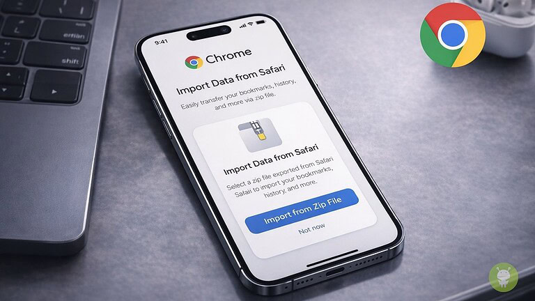 Chrome su iPhone apre alla migrazione da Safari con importazione via file zip