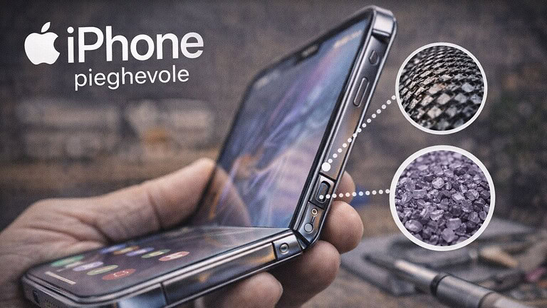 iPhone pieghevole, Apple studia materiali inediti per cerniera e telaio