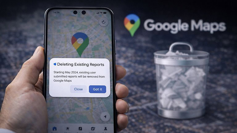 Google Maps prepara la cancellazione totale delle segnalazioni inviate