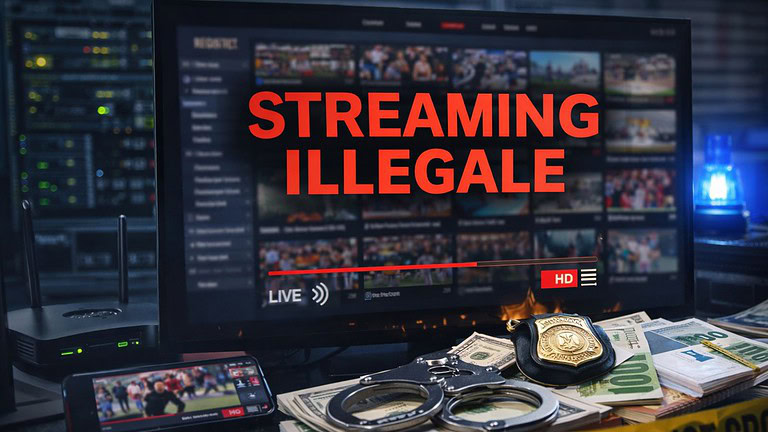 Streaming illegale, maxi operazione internazionale blocca network multimilionario