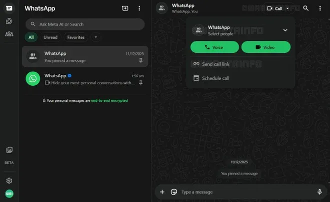 WhatsApp: le chiamate di gruppo sbarcano sul Web per un’esperienza più completa WhatsApp: le chiamate di gruppo sbarcano sul Web per un’esperienza più completa