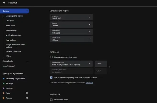Google Calendar aggiornamento Google Calendar aggiornamento