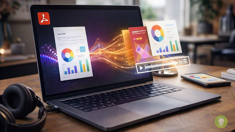Adobe Acrobat Studio: l’AI trasforma i PDF in podcast e presentazioni