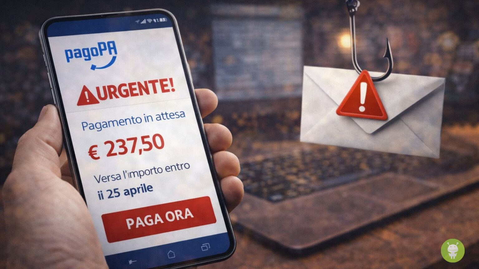Truffe: falsi avvisi PagoPA chiedono pagamenti urgenti