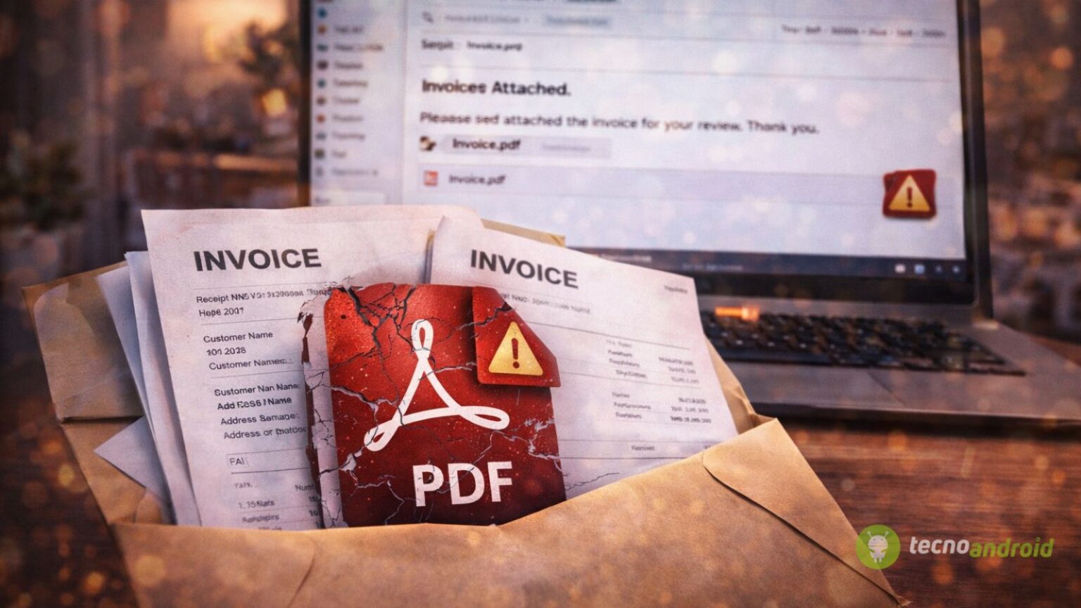 Falsi PDF di fatture e documenti: l’inganno che passa dagli allegati
