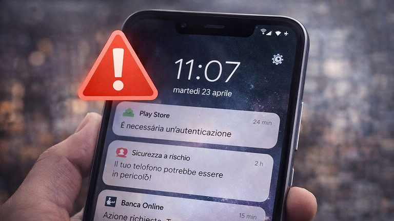 Android, attenti alle notifiche: non sono sempre sicure