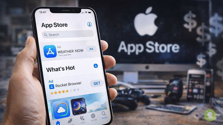 Apple aumenterà a marzo la pubblicità nell’App Store