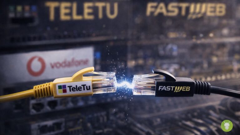 TeleTu come Vodafone: passa a Fastweb dopo il cambio di assetto